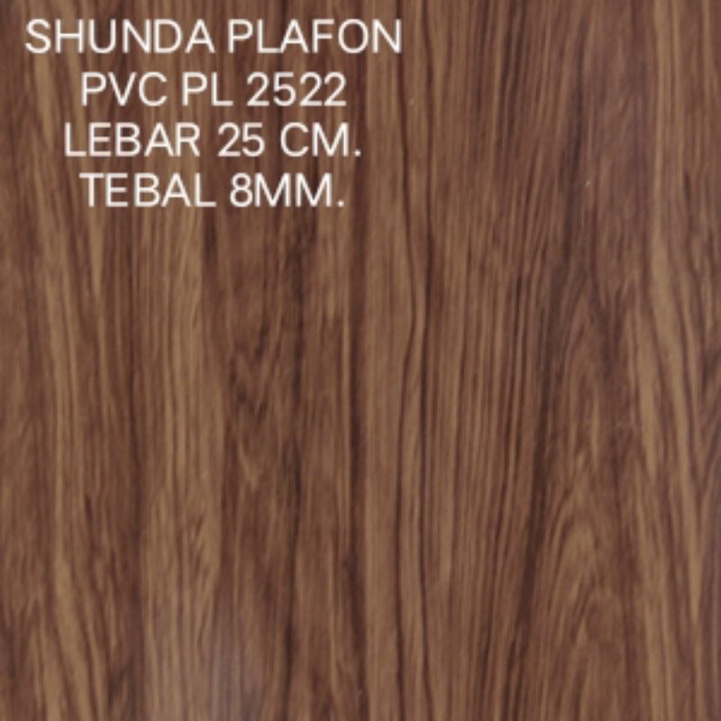 Shunda Plafon PVC Motif Kayu PL 2522