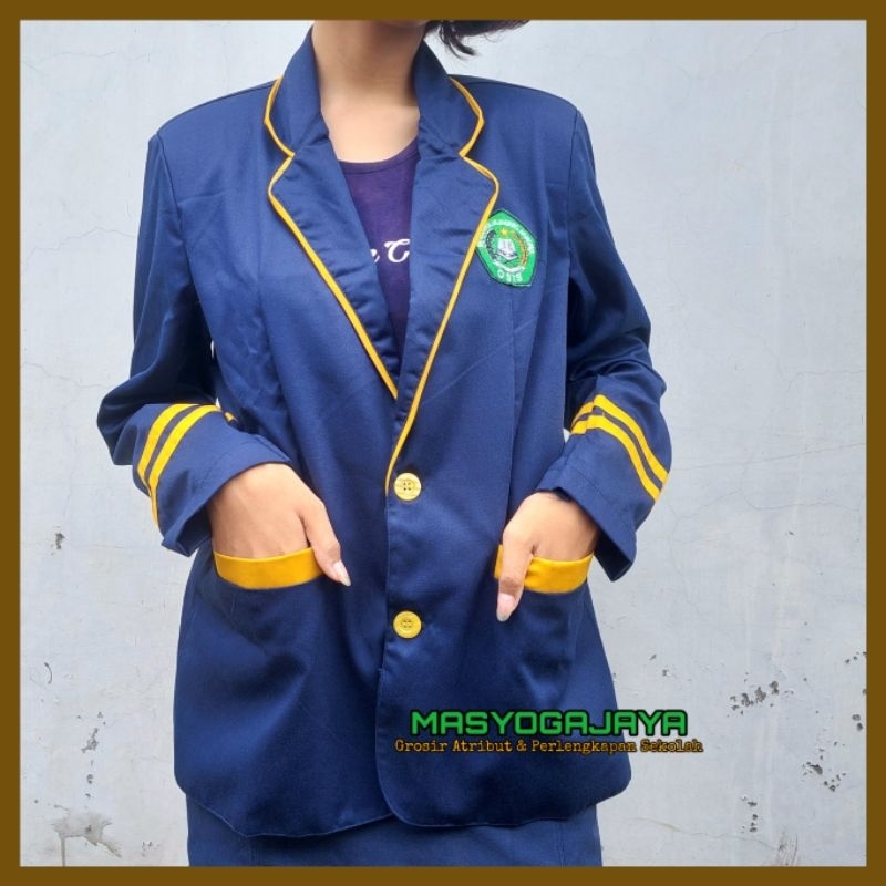 Jas Almamater Custom Murah (Kain Nagata Drill) - Atribut Sekolah
