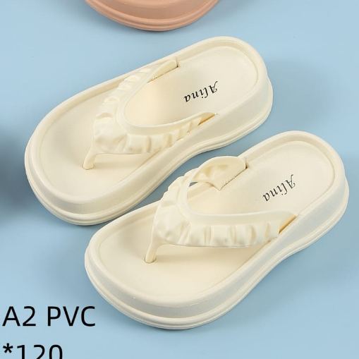 Sandal Jepit Wedges Anak Perempuan Slipper PCU Karet Import Astrid Winola Collection WNL 8560-A1/8560-A2 (30-35)