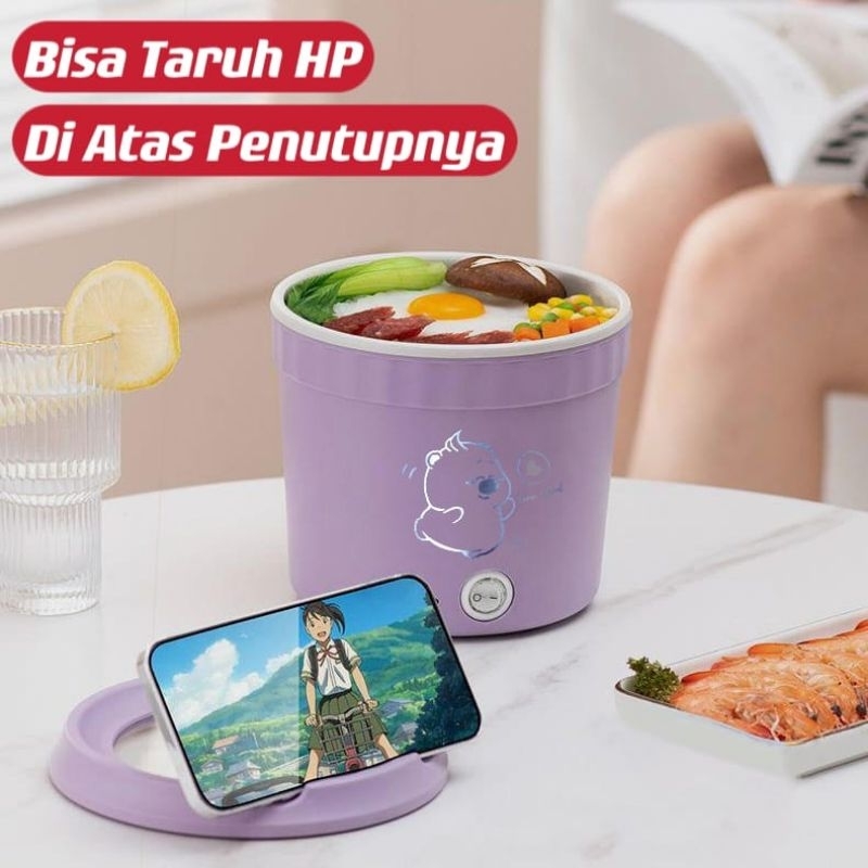 Panci Listrik Serbaguna / Mini Rice  Cooker Portable / Panci Listrik Low Watt Anti lengket ⭐IM.Olshop⭐