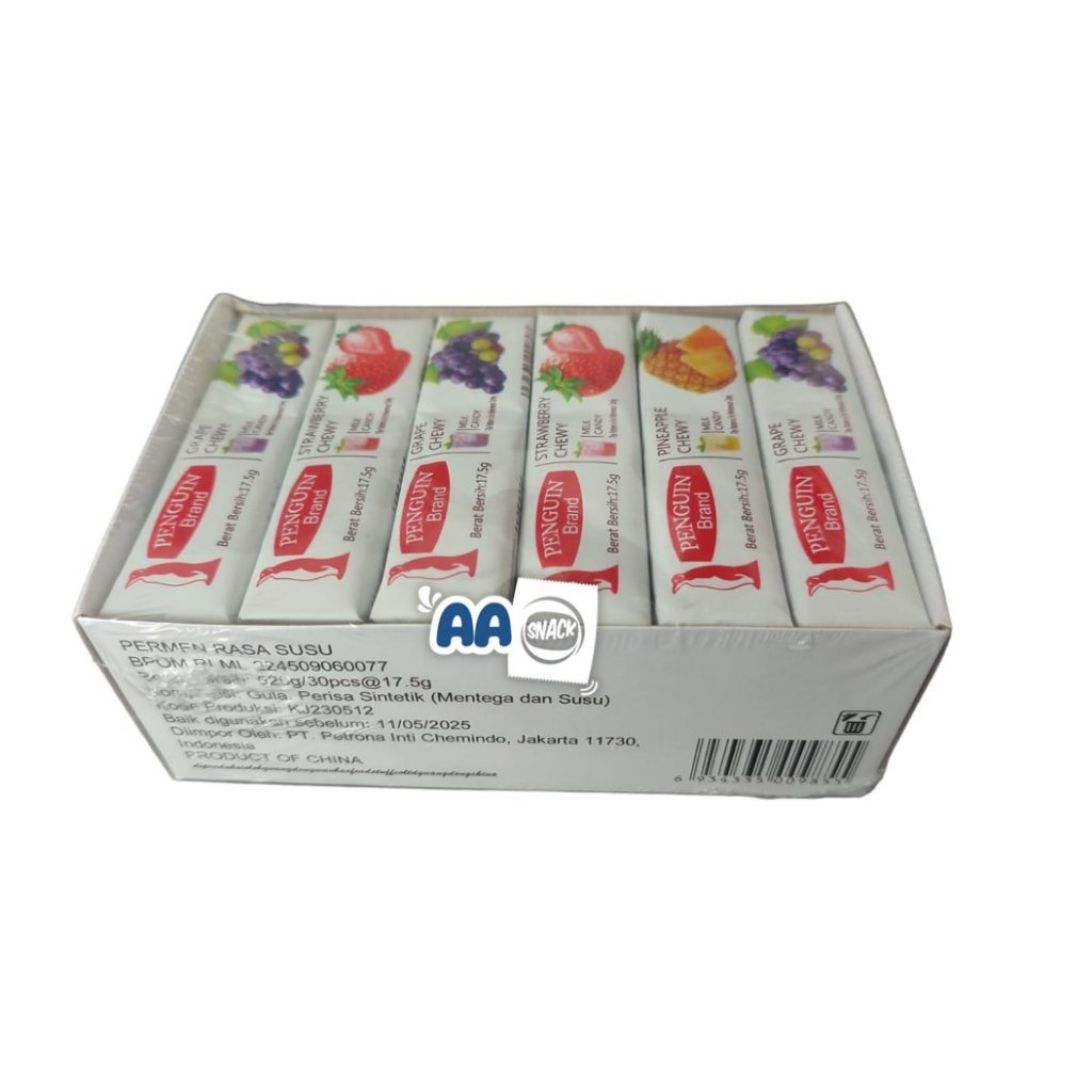 

RK60 FRUITY CHEWY TOFFEE CANDY PAK ISI 30