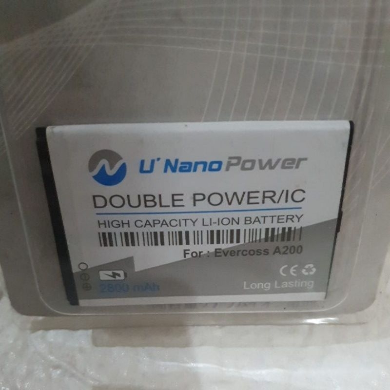 Baterai Hp Li ion EverCross A200 2800mah 6.5x 5