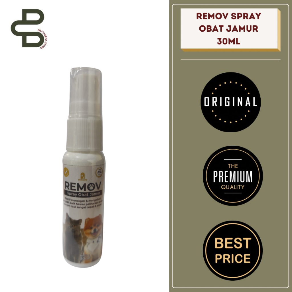 REMOV SPRAY OBAT JAMUR KUCING DAN ANJING 30ML