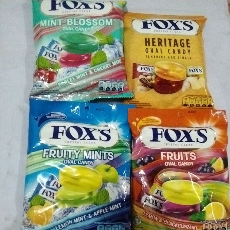 

Foxs fruity & heritage candy 125gr(random)