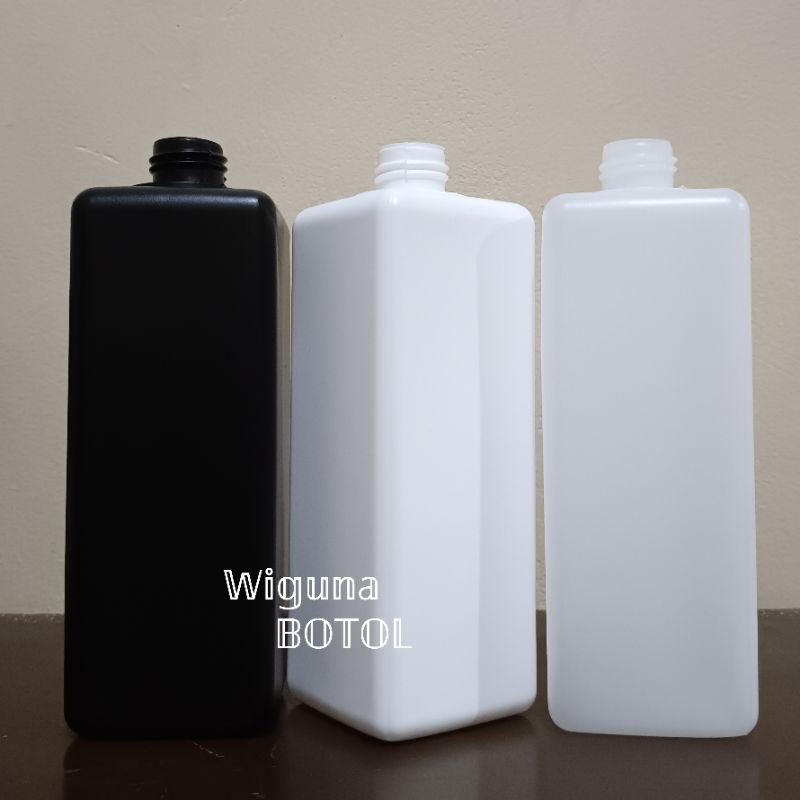 Botol HDPE 500ml Kotak Neck 24 / Botol 500ml Kotak Neck 24