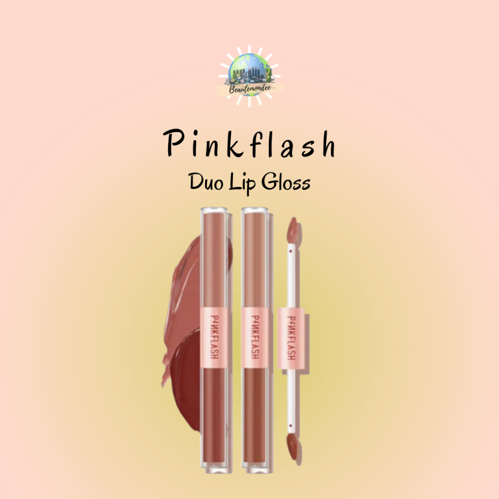 PINKFLASH Duo Lip Gloss DoubleSense 2 IN 1 Dual-ended Lipstick ombrelips Liquid Matte lipstik Velvet