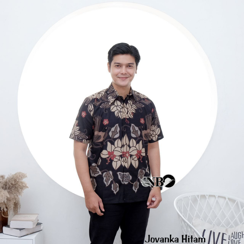 Batik Pria Modern Lengan Pendek Premium Keren Dewasa Murah Anak Muda