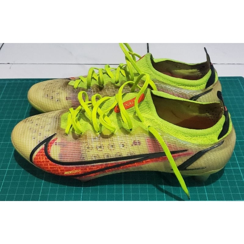 Sepatu Bola Nike Mercurial Vapor 14 Elite FG Volt/Bright Original
