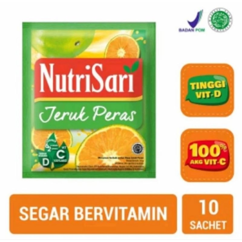 

Nutrisari Jeruk Peras 1 Renceng isi 10 pcs