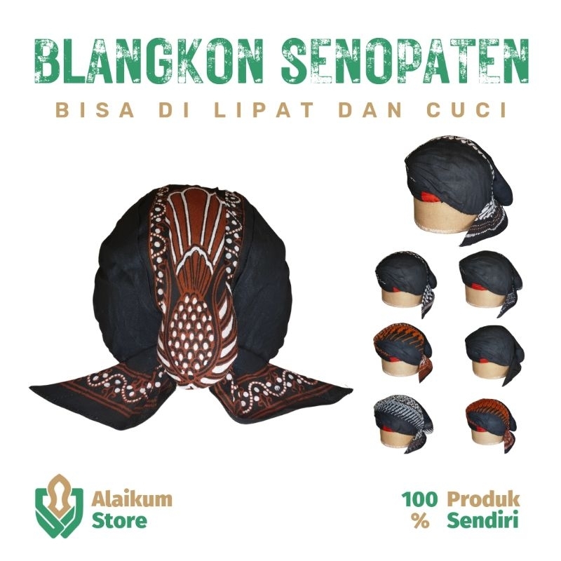 Blangkon Jogja Senopaten Cuci Lipat