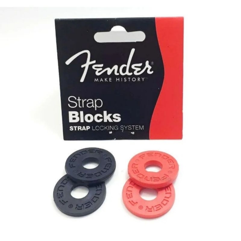 fender strap lock block gitar &amp; bass locking system original