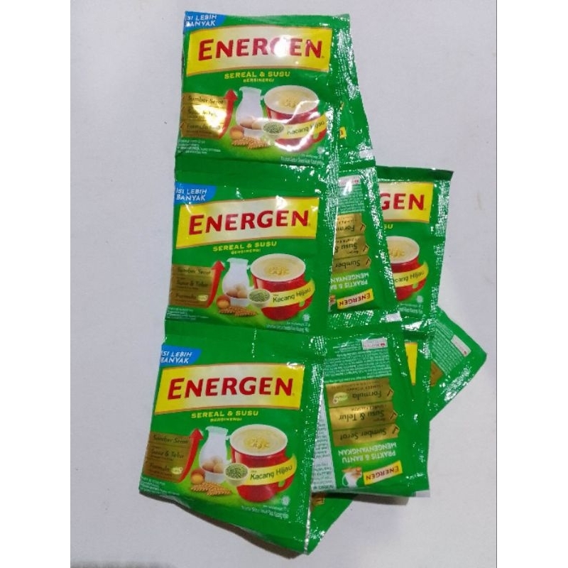 

Energen renceng isi10 sachet Energen kacang hijau