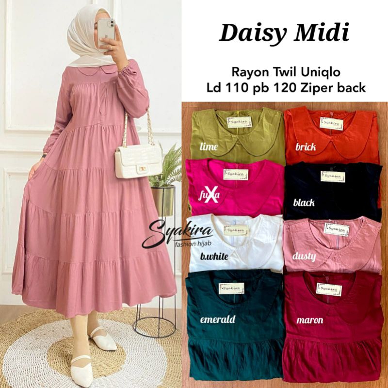 DAISY MIDI DRESS | BY SYAKIRA