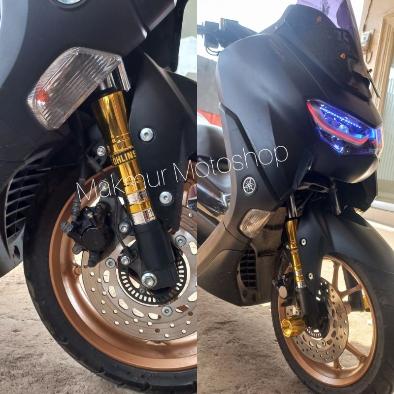 Covershock depan Nmax, variasi shock Nmax old New nmax