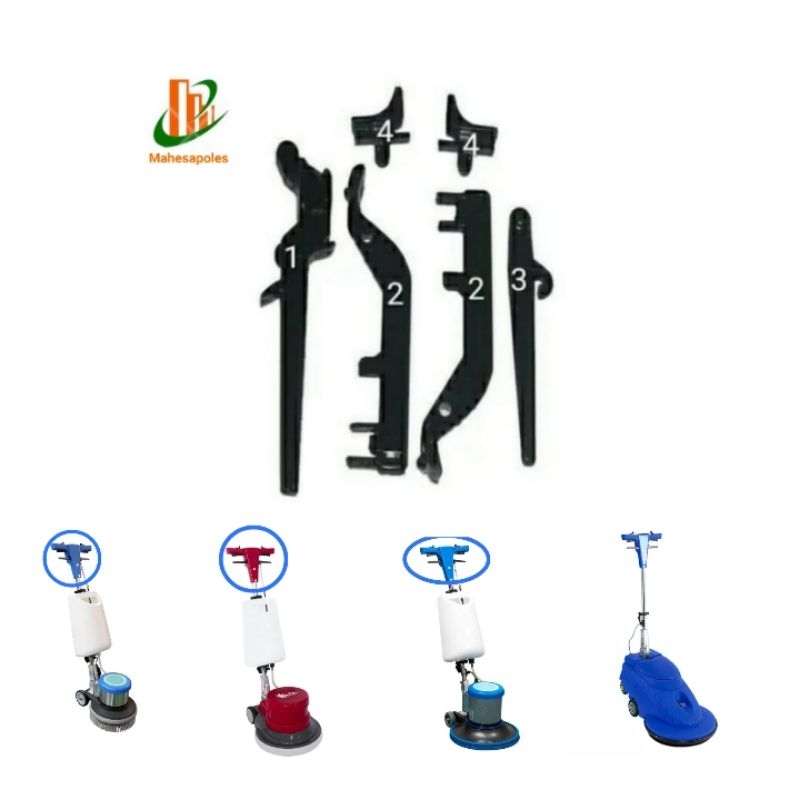 sparepart mesin polisher lantai handle cover polisher lantai set