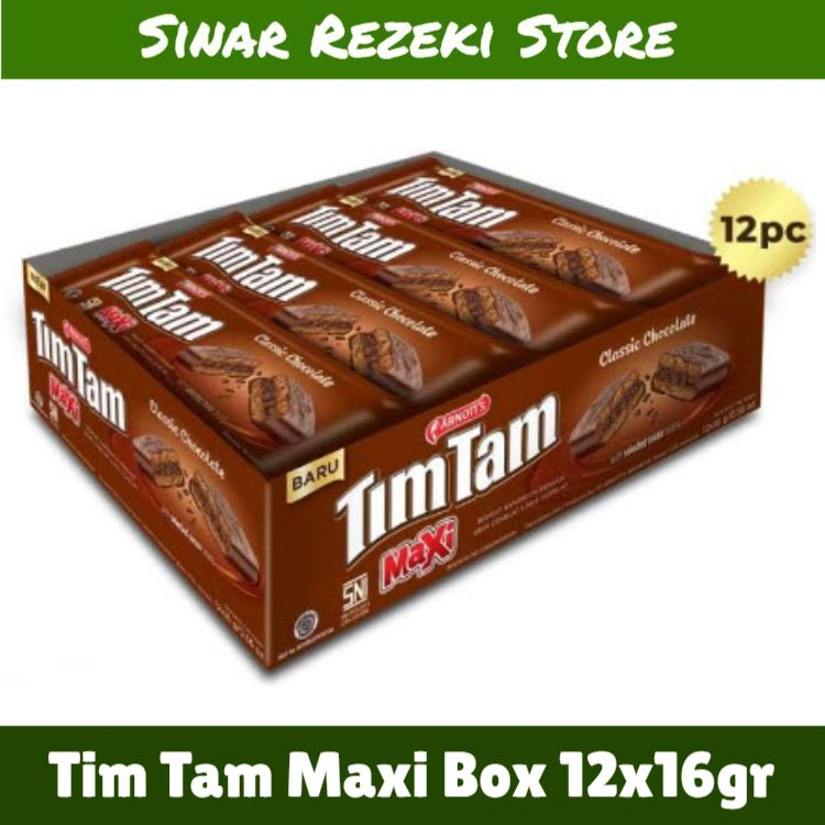 tim tam maxi 12 pcs / Tim Tam Maxi Box / Tim Tam Coklat / timtam