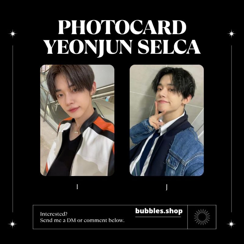 Unofficial photocard yeonjun txt selca kpop