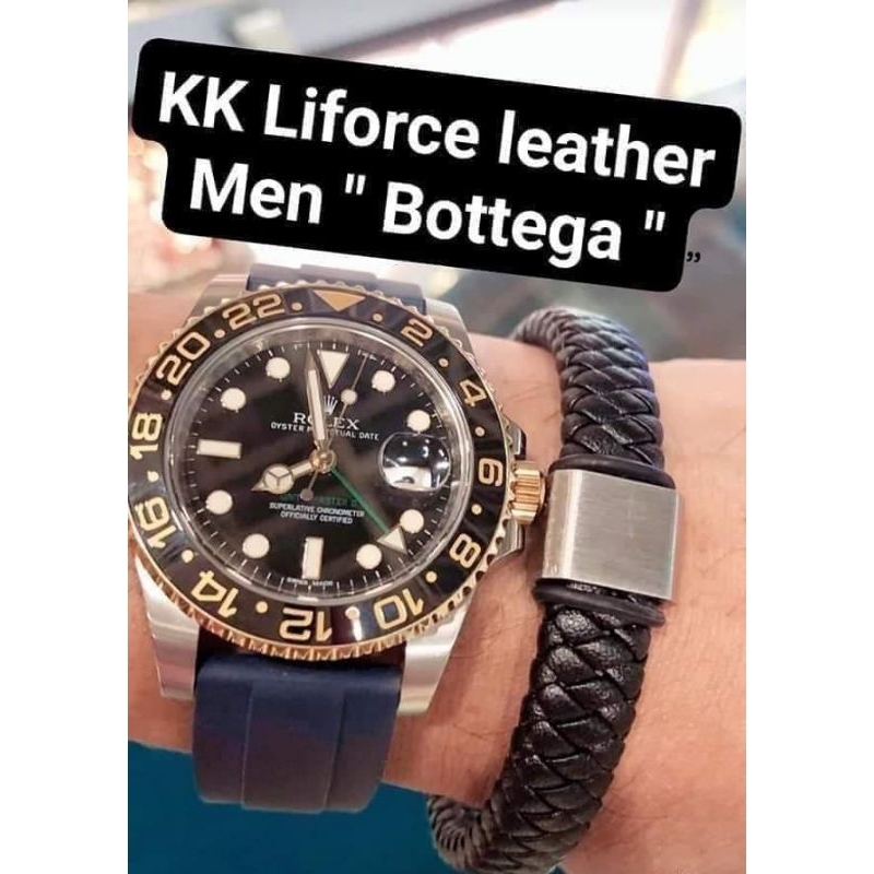 Kk Liforce Leather Bracelet Men Terbaru