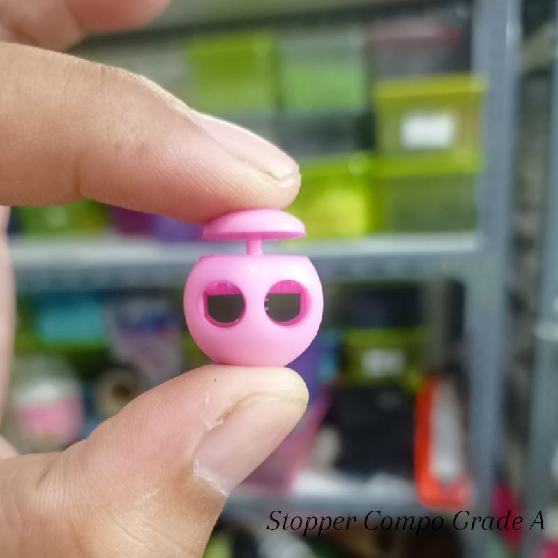 Stopper Bulat Payung Pink Muda( Grade A)