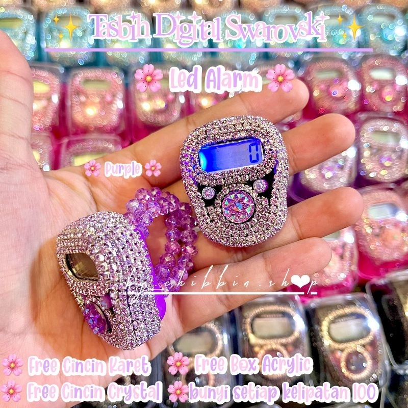 Tasbih Digital Led Alarm / Tasbih Cantik