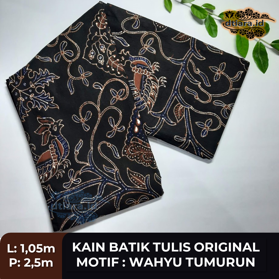 Kain Batik Tulis Asli 100% Original Motif Wahyu Tumurun / Bahan Batik Kain Premium / Kain Batik Tuli