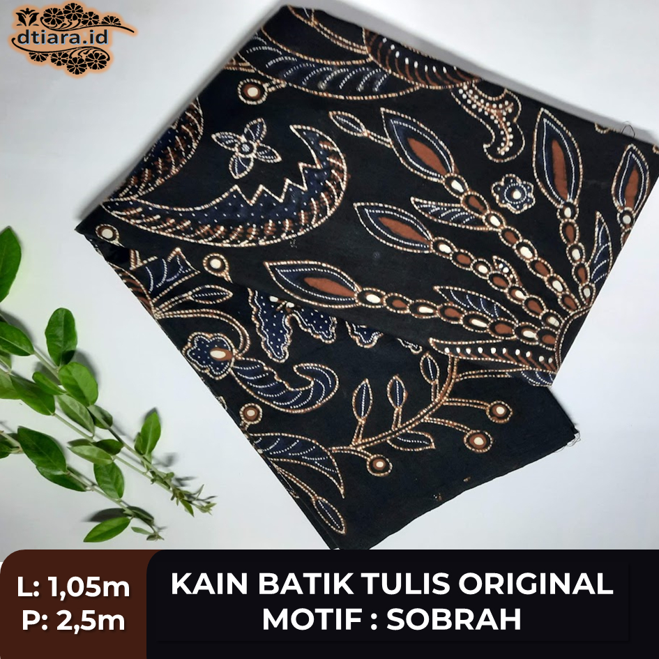 Kain Batik Tulis Asli 100% Original Motif Sobrah / Bahan Batik Kain Premium / Kain Batik Tulis Premi