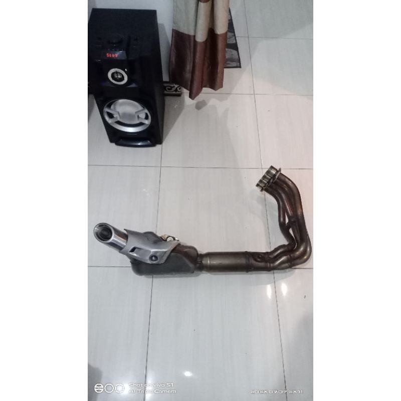 knalpot kawasaki ZX25R original