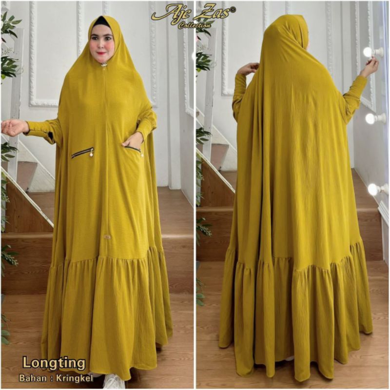 Gamis Longting aje zas ori+ Himar+nikop