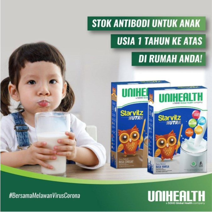 Unihealth Soho Starkid Nutra Susu Peninggi Badan Original BPOM