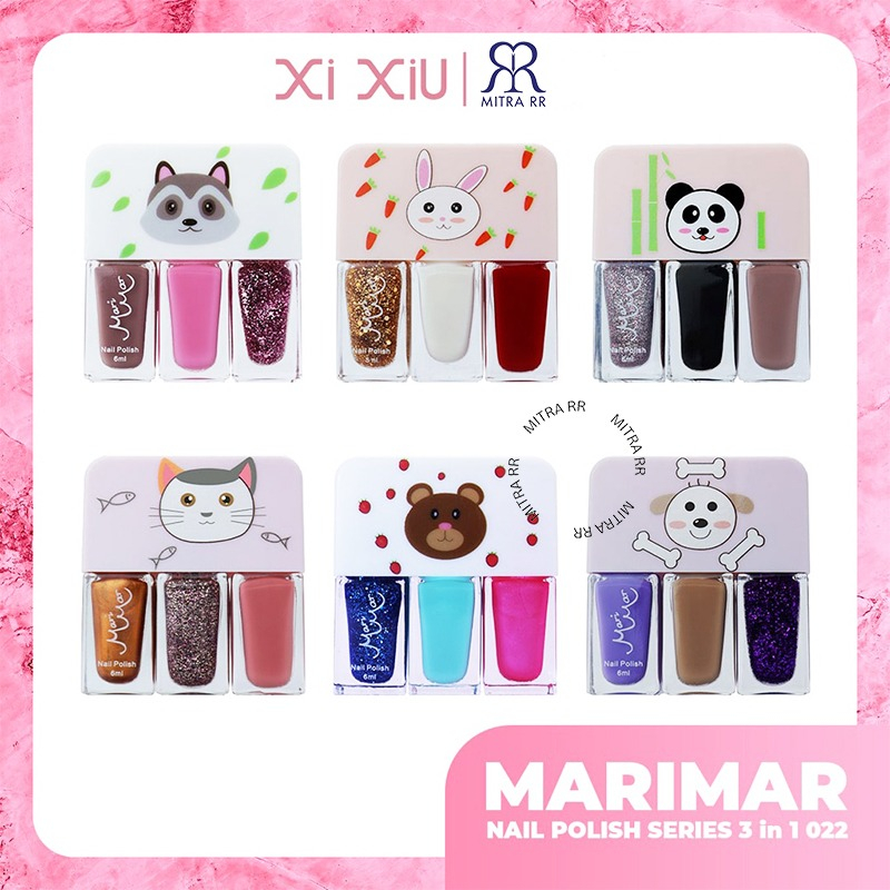 Marimar Nail Polish 3in1 | Cat Kuku 3 Warna