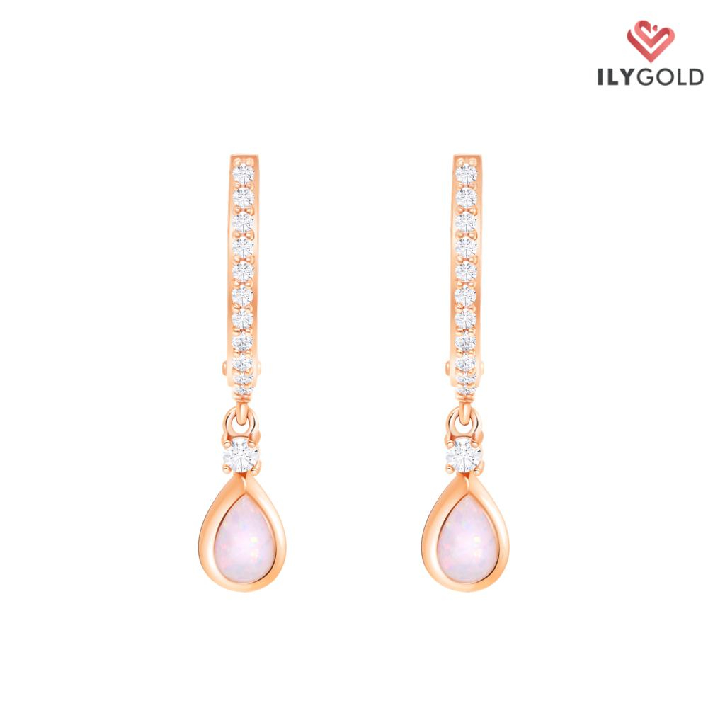 Anting ILY Gold Snowdrop Collections 9K EA210459