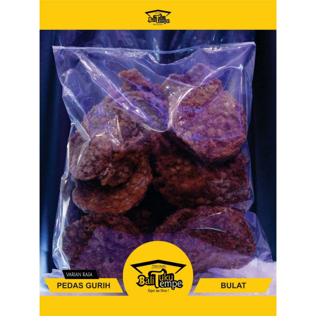 

Keripik Tempe Pedas EXTRA Gurih 250gram