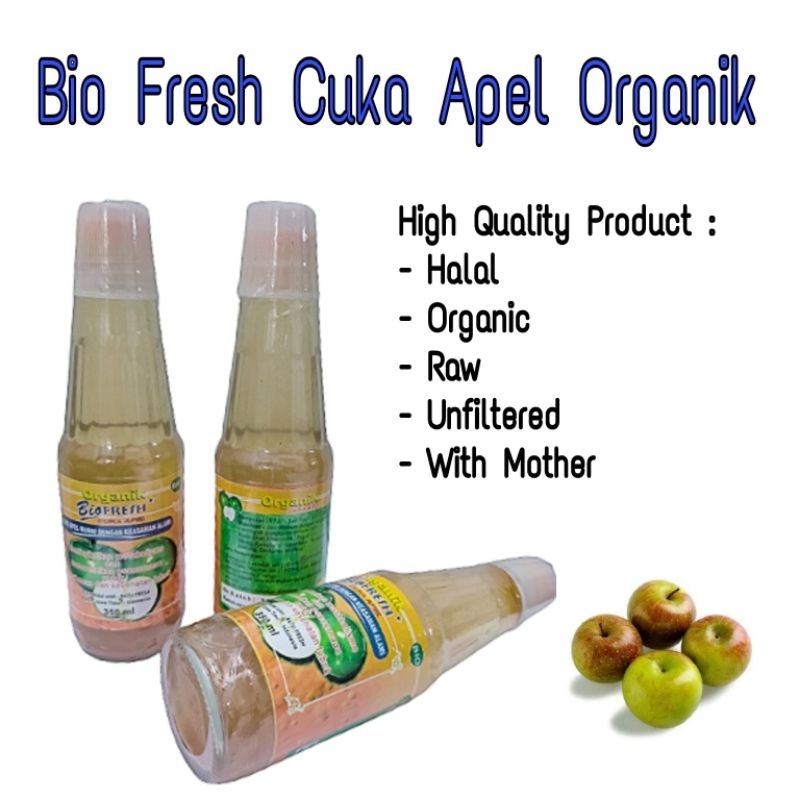 Cuka Apel Organik BioFresh with the MOTHER