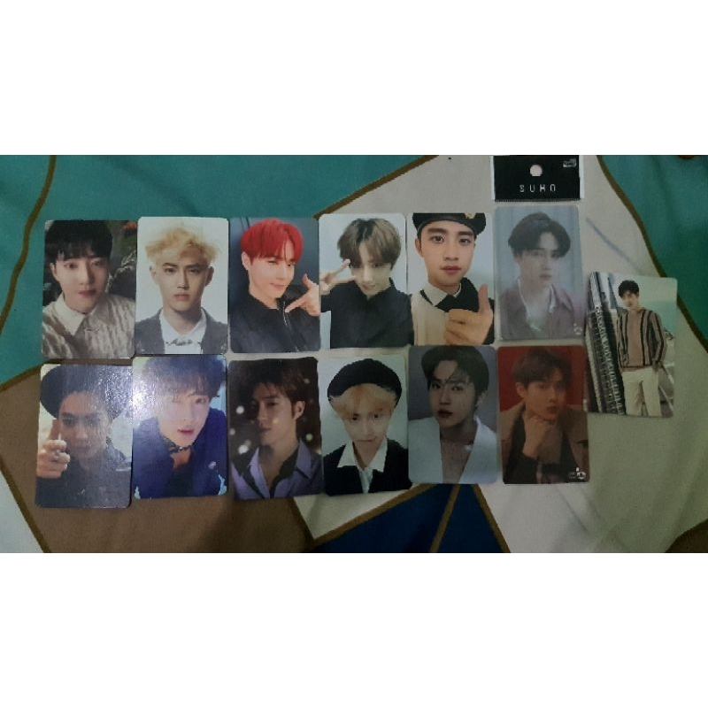 PHOTOCARD SUHO EXO NON ALBUM OFFICIAL SG17 SG19 FORTUNE CARD GREY SUIT OVERDOSE RXODUS UNIVERS OBSES