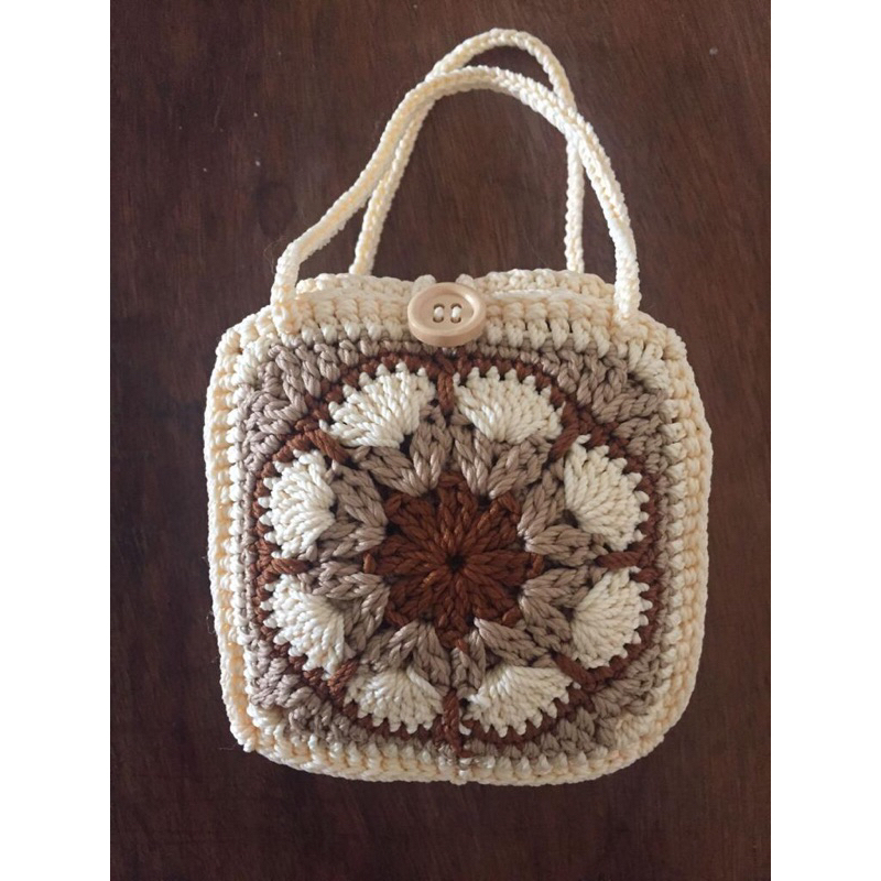 Tas Belanja Jaring Rajut