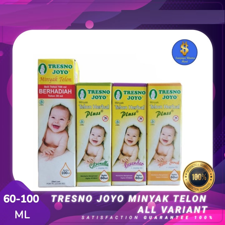 Minyak Telon Tresno Joyo All Variant-Telon Herbal Tresno Joyo