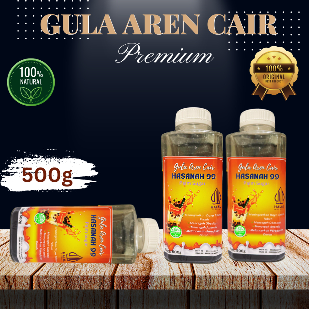 

Gula Aren Cair 500 Gram Murni Asli