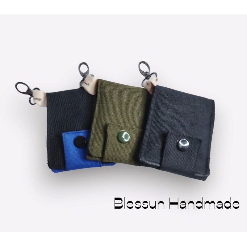 dompet STNK mobil motor serbaguna / dompet kartu multifungsi warna basic / dompet kunci mobil atau motor