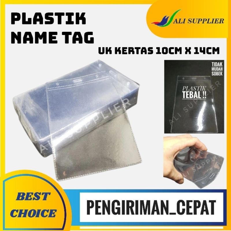 

Plastik Nama / Name Tag / Plastik Cover / Plastik Pengenal / PLASTIK HANGTAG / NAMETAG PLASTIK / PLASTIK ANGGOTA / PLASTIK ID / PLASTIK PENGENAL EVENT / PLASTIK COVER ID PENGENAL / CASE NAME TAG ID