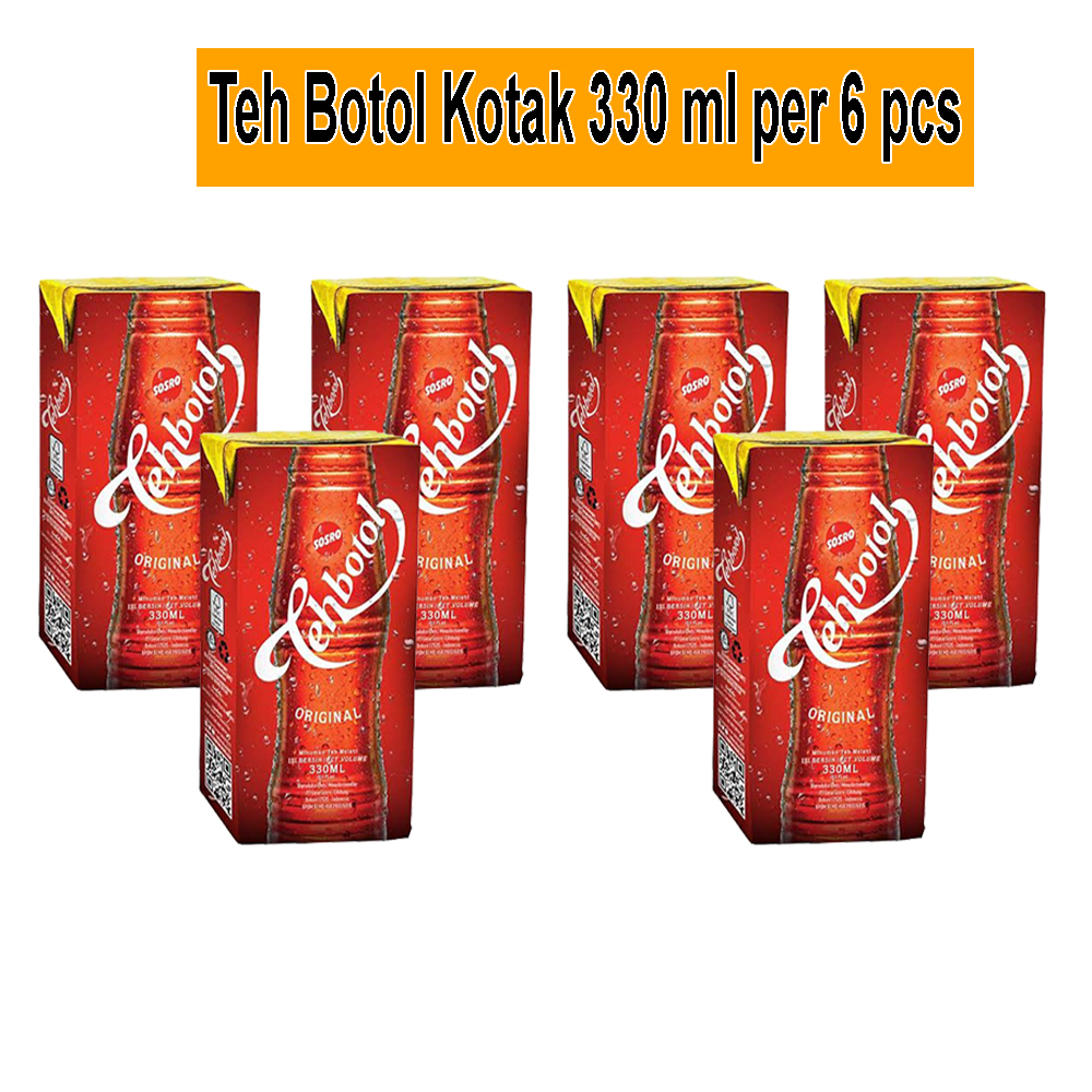 

Teh botol Sosro kotak 330 ml Originals isi 6 Pcs