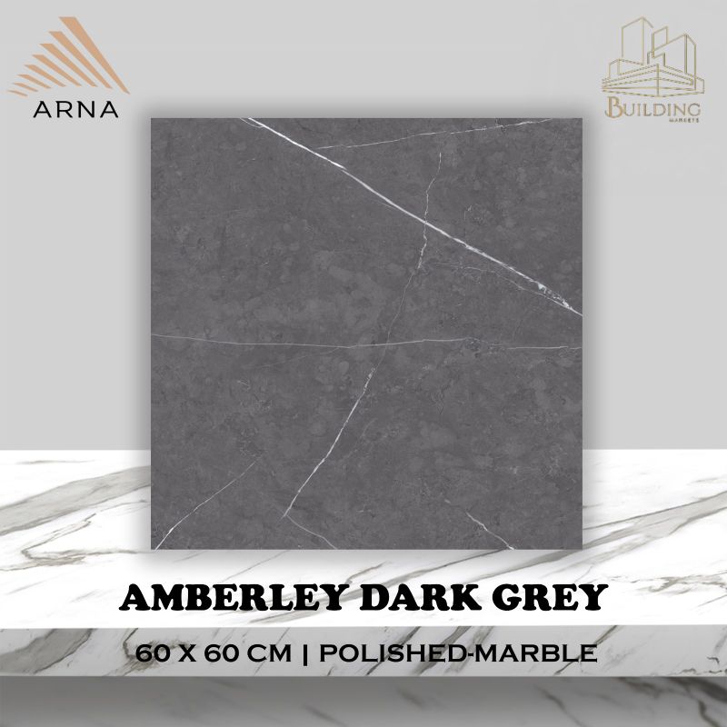 Granite Lantai 60×60 AMBERLEY DARK GREY/GLOSSY/ARNA/SERIES