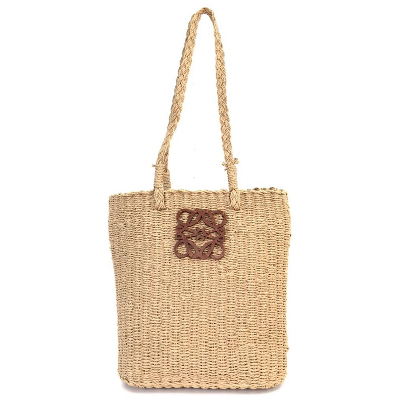 LW Raffia Tote Bag