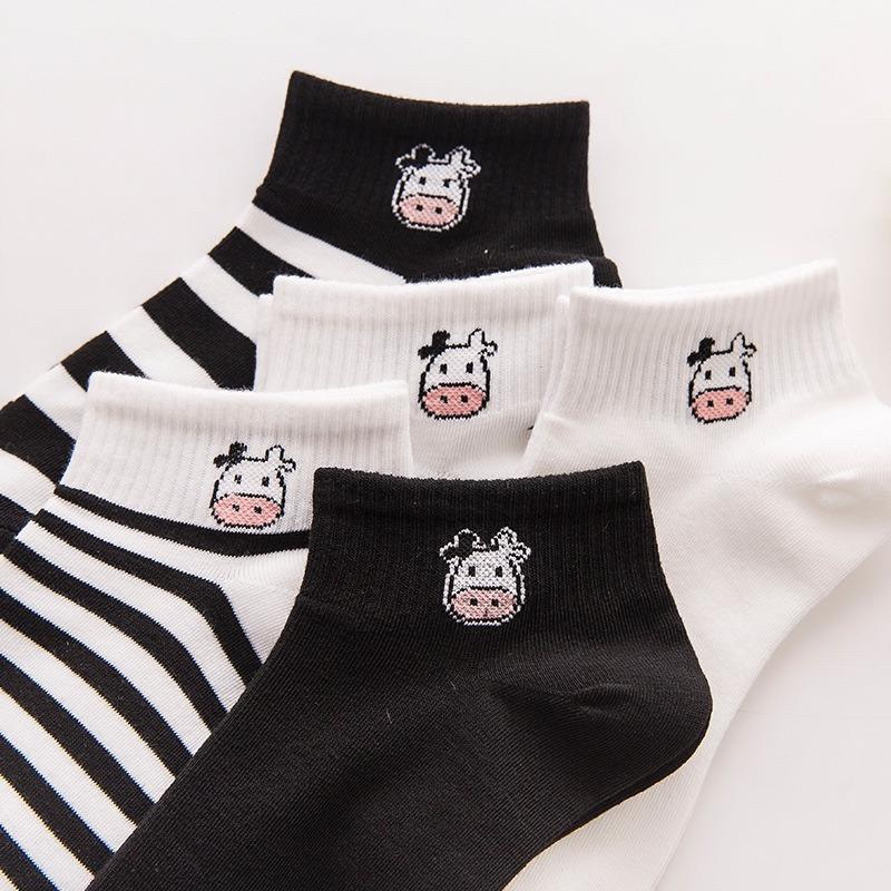 (COD) KAOS KAKI PENDEK DEWASA MOTIF CEWEK LUCU