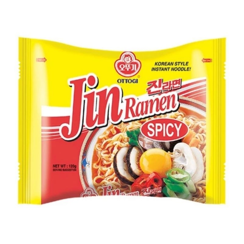 

Ottogi Mie Instan Korea Pedas - JIN RAMEN SPICY 120GR