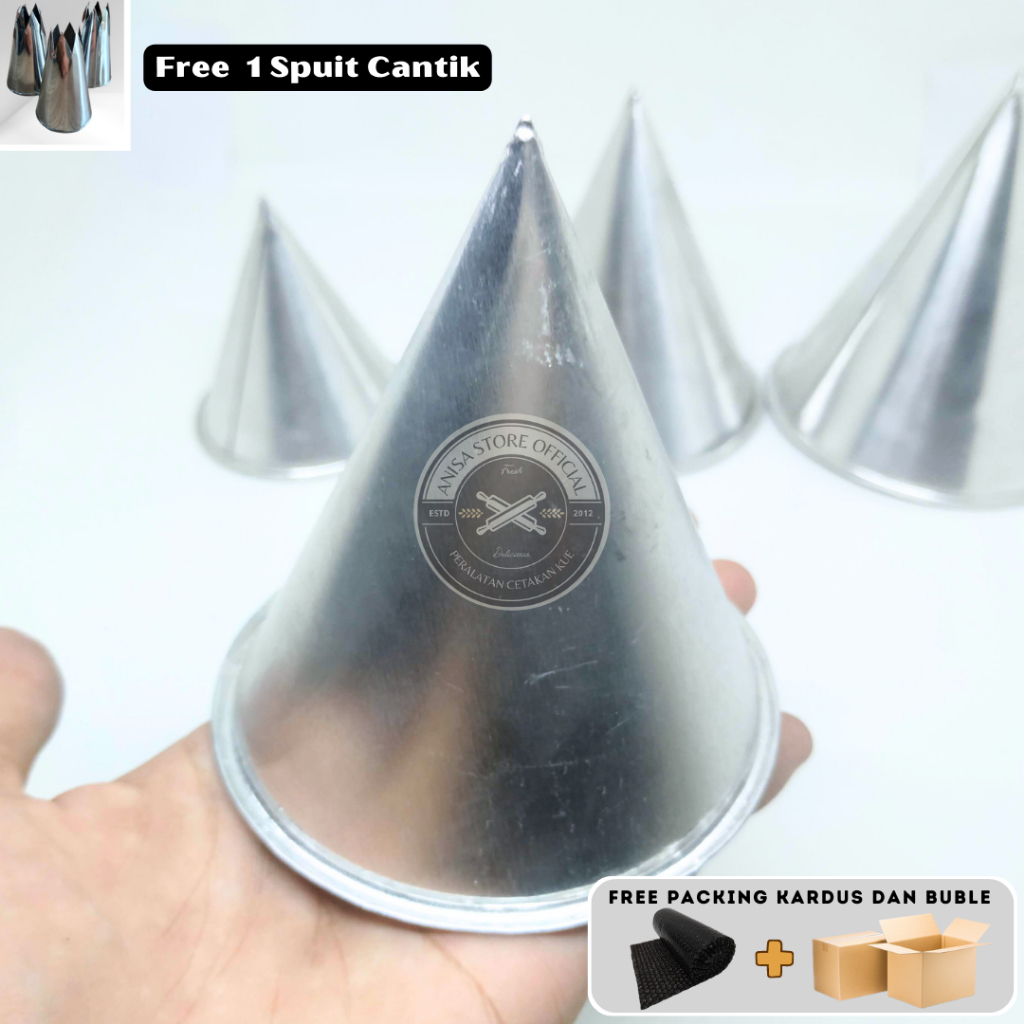 CETAKAN TUMPENG MINI/CETAKAN NASI/CETAKAN KERUCUT NASI/LOYANG TUMPENG MINI ALUMINIUM/CETAKAN TUMPENG