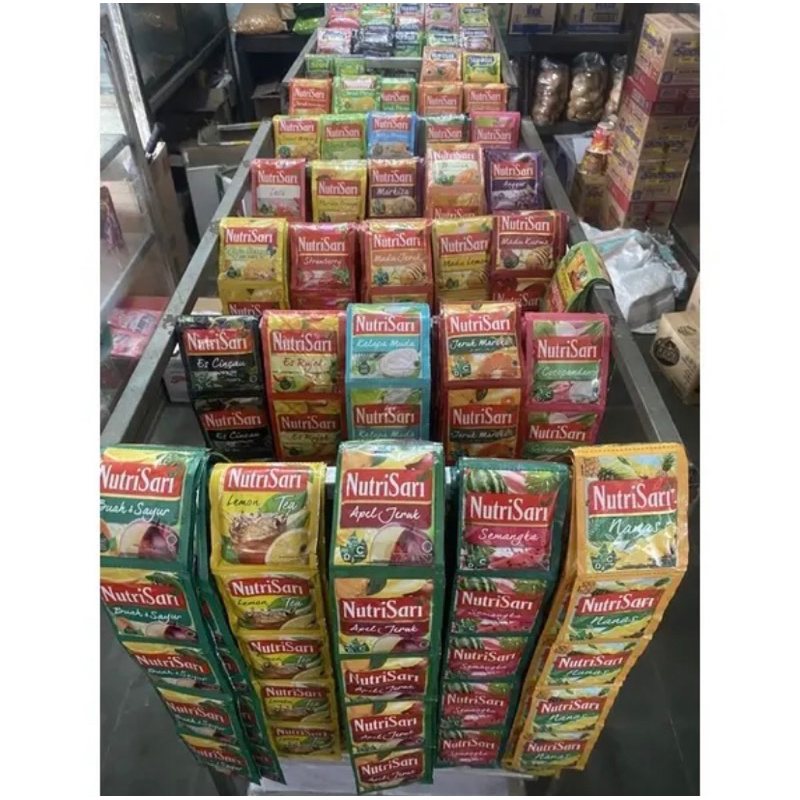 

Nutrisari jeruk maroko, jeruk manis , jeruk peras, belimbing, mangga gandaria, lyche, semangka ,coco pandan