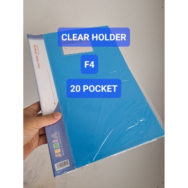 

CLEAR HOLDER F4 ISI 20 POCKET