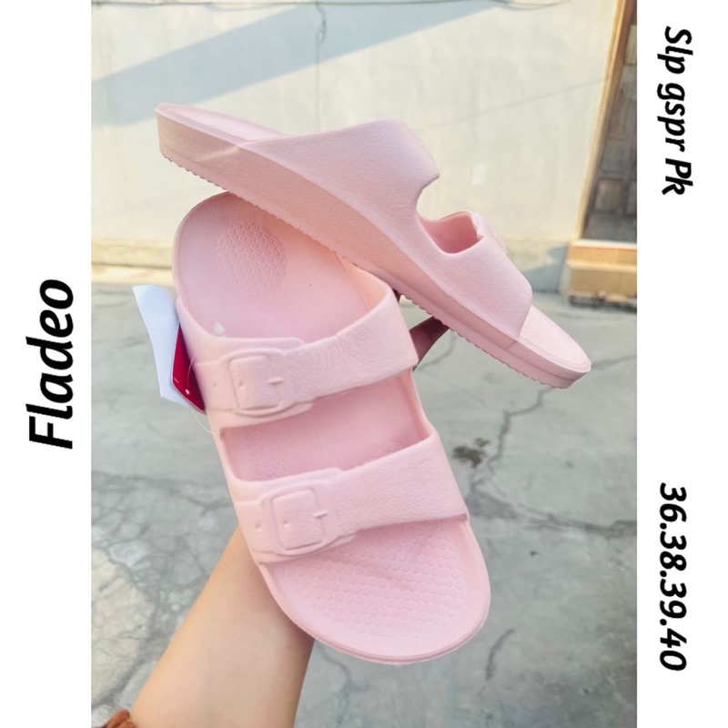 sandal jelly selop 2 gesper