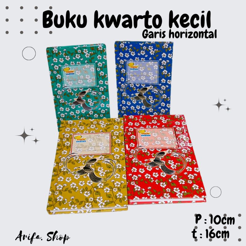 

BUKU KWARTO kecil {per biji}