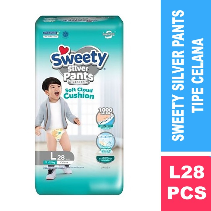 SWEETY Popok Silver Pants Diapers - Popok Bayi